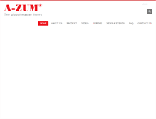 Tablet Screenshot of a-zum.com